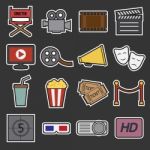 Cinema Icon Stock Photo