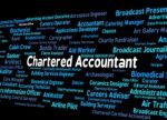 Chartered Accountant Represents Balancing The Books And Accounta Stock Photo