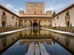 Granada, Andalucia/spain - May 7 : Part Of The Alhambra  Palace Stock Photo