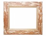 Wooden Picture Frame Stock Photo