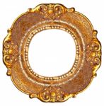 Oval Picture Frame Stock Photo