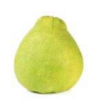 Pomelo Fruit Isolated On The White Background Stock Photo