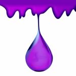 Purple Drop Stock Photo