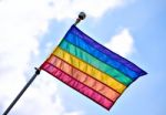 Gay Pride Flag Stock Photo