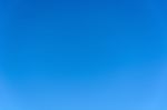 Clear Azure Sky Without Clouds. Sky Background Stock Photo