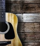 Acoustic Guitar Stock Photo