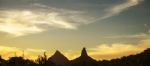 Mount Beerwah In The Afternoon Sun Stock Photo