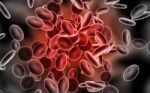 Flowing Blood Cells Stock Photo