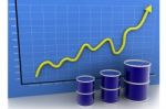 Increasing Price Of Oil Concept Stock Photo