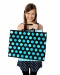 Teenager Holding Shopping Bags Stock Photo