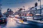 East Grinstead, West Sussex/uk - December 19 : View Of The High Stock Photo