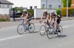 Cyclists Participating In The Velethon Cycling Event In Cardiff Stock Photo