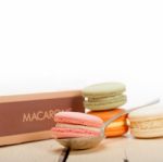 Colorful French Macaroons Stock Photo