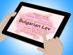 Bulgarian Lev Indicates Worldwide Trading And Bgn Stock Photo