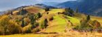 Autumn Mountain Hills In The Alps Stock Photo