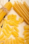 Bunch Of Italian Pasta Type Stock Photo