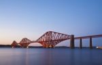 Forth Rail Bridge In Edinburgh Stock Photo