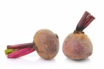 Beetroots Isolated On White Background Stock Photo