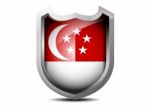 Flag Of Singapore Stock Photo