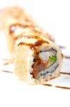 Fresh Sushi Choice Combination Assortment Selection Stock Photo