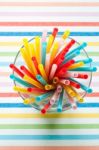 Colorful Straws Stock Photo