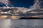 New Caledonia Sunset Stock Photo