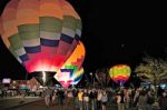 People Enjoying Themselves At The Page Balloon Festival Stock Photo