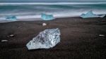 View Of Jokulsarlon Beach Stock Photo