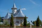 Moldovita, Moldovia/romania - September 18 : The Church From Mol Stock Photo