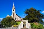 View Of Clifton Hampden Church On A Sunny Spring Day Stock Photo