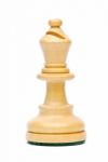 Isolate Wooden Bishop Chess Stock Photo