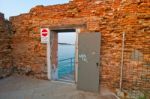 Venice Italy Old Door Stock Photo