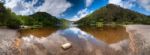 Upper Lake In Glendalough Stock Photo