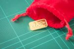 Premium Quality Golden Gold Bar Stock Photo