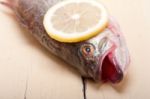 Fresh Whole Raw Fish Stock Photo