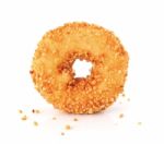 Donut On White Background  Stock Photo