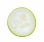 Winter Melon Isolated On The White Background Stock Photo