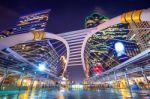 Cityscape Of Sathorn In Bangkok,thailand Stock Photo