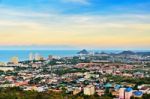 Beautiful Landscaped Of Hua Hin City Stock Photo