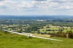 Devils Dyke, Brighton/sussex - July 22 : Flying Model Planes At Stock Photo