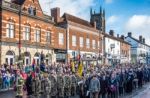 Memorial Service On Remembrance Sunday In East Grinstead Stock Photo