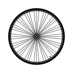 Bicycle Wheel  Illustration Stock Photo