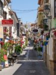 Estepona, Andalucia/spain - May 5 : Street Scene In Estepona Spa Stock Photo