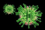 Influenza Virus Stock Photo