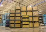 Interior Of New Large And Modern Warehouse Space Stock Photo