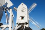 Clayton, East Sussex/uk - January 3 : Jill Windmill On A Winter' Stock Photo