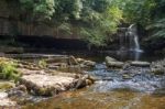 View Of Cauldron Force At West Burton In The Yorkshire Dales Nat Stock Photo