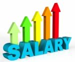 Increase Salary Indicates Position Growing And Interview Stock Photo