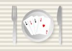 Poker Stock Photo