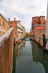 Venice Italy Unusual Scenic View Stock Photo